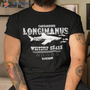 Whitetip Shark Longimanus Hai Ocean Shark Sidemount Diver Shirt
