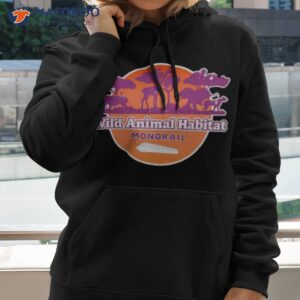 wild animal habitat monorail shirt hoodie