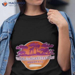 wild animal habitat monorail shirt tshirt