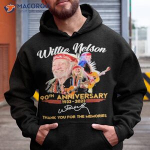 Willie Nelson 90th Anniversary 1933-2023 Thank You For The Memories Signature Shirt