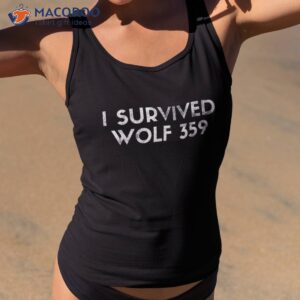 Wolf 359 Survived Funny Science Fiction Space Shirt