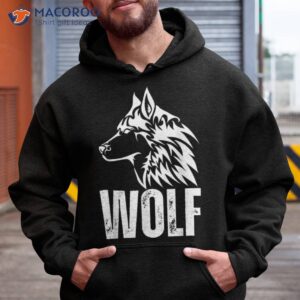 wolf shirt hoodie