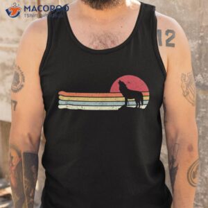 wolf shirt retro style shirt tank top