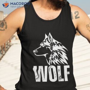 wolf shirt tank top 3