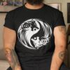 Wolf Yin Yang T Shirt Tribal Norse Viking Skol