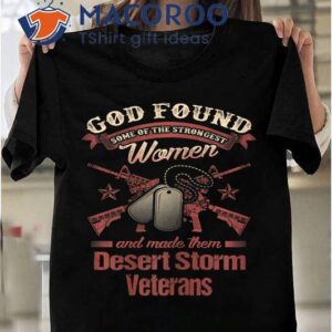Women Veteran Operation Desert Storm Persian Gulf War Shirt