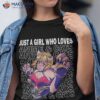 Womens Just A Girl Who Loves Anime And Cats, Anime V-neck Shirt