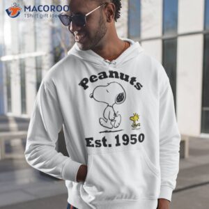 Woodstock And Snoopy Hanging Out Peanuts Est 1950 Shirt