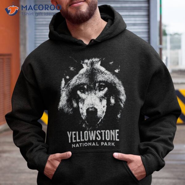 Yellowstone National Park Wolf Shirt