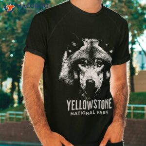 Yellowstone National Park Wolf Shirt