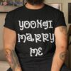 Yoongi Marry Me Shirt