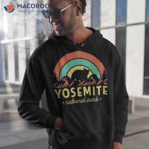 Yosemite National Park Retro Sunset Vintage Shirt