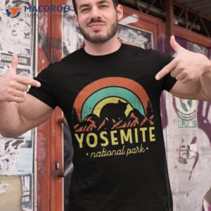 Yosemite National Park Retro Sunset Vintage Shirt