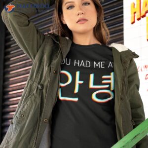 you had me at hello korean tourist annyeong korea kpop shirt tshirt 2