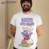 Zombie Baker With Brain Cupcake Shirt