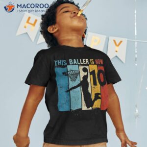 10 Year Old Basketball 10th Birthday Boy Shirt