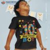 10 Year Old Building Blocks 10th Birthday Boy Shirt