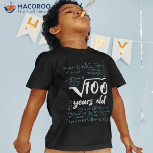 10 Year Old – Square Root Of 100 Math Equations Graphic Shirt