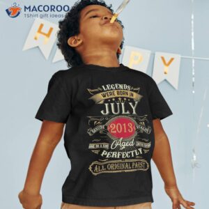 10th birthday awesome since july 2013 10 years old shirt tshirt