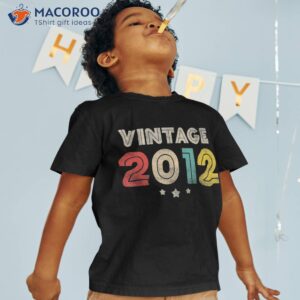 11 Year Old Gift Vintage 2012 Made In 11th Birthday Shirt