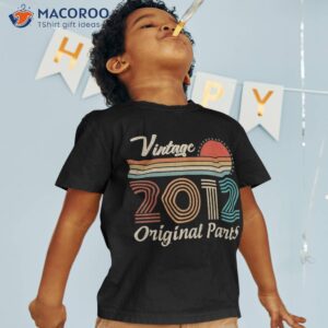 11 Year Old Gifts Born In 2012 Vintage 11th Birthday Retro Shirt