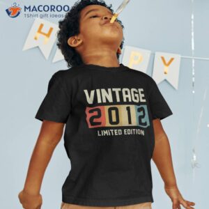 11 Year Old Vintage 2012 Limited Edition 11th Birthday Shirt