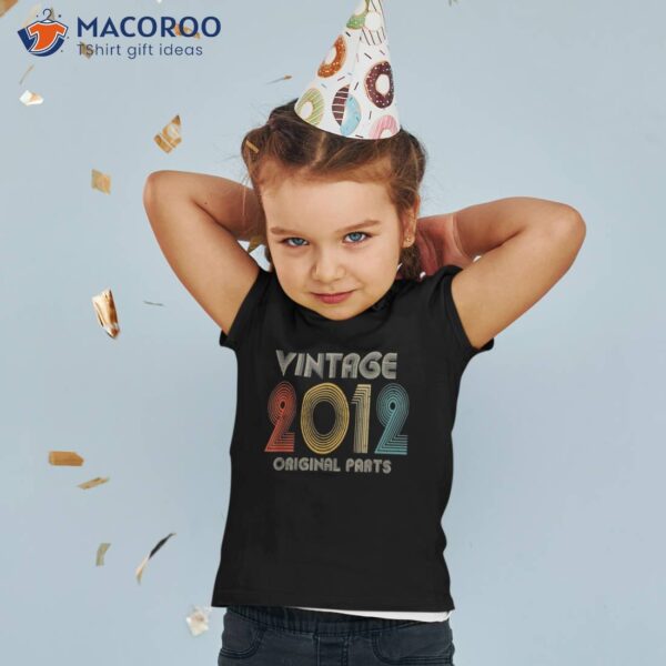 11 Years Old Gifts Vintage 2012 11th Birthday For Shirt