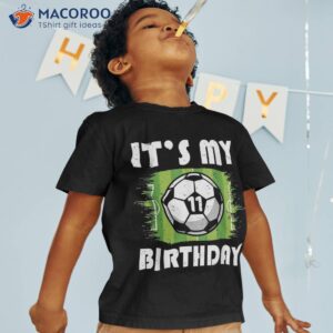 11 years old kids soccer player 11th birthday boy shirt tshirt