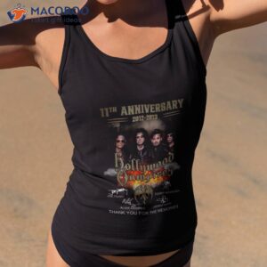 11th anniversary 2012 2023 hollywood vampires thank you for the memories signatures shirt tank top 2