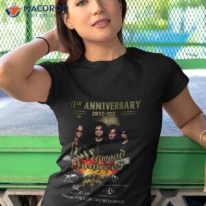 11th anniversary 2012 2023 hollywood vampires thank you for the memories signatures shirt tshirt 1