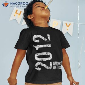 11th birthday 11 years boy girl retro vintage 2012 gift shirt tshirt