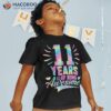 11th Birthday Gift Idea Tie-dye 11 Year Of Being Awesome Shirt