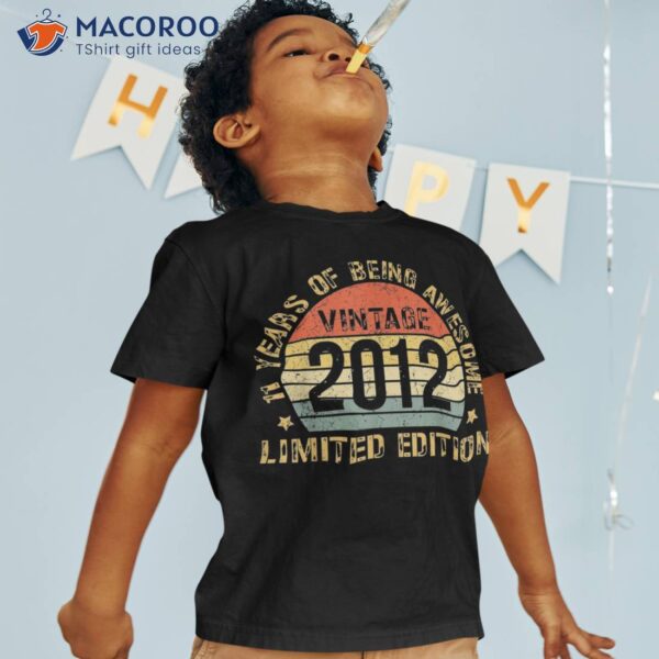 11yr Bday Son Boy Funny 2012 11th 11 Year Old Birthday Shirt