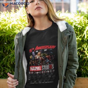 15th anniversary 2008 2023 marvel stud15s signature thank you for the memories t shirt tshirt 4