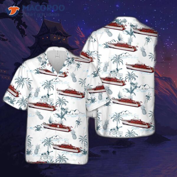 1950s Classic Motor Yacht Hawaiian Shirt