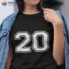 20 Sports Number Fan Best Player Numbers Game Winner Lucky Shirt
