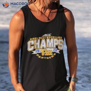 2023 acc pitt dual meet wrestling champs t shirt tank top