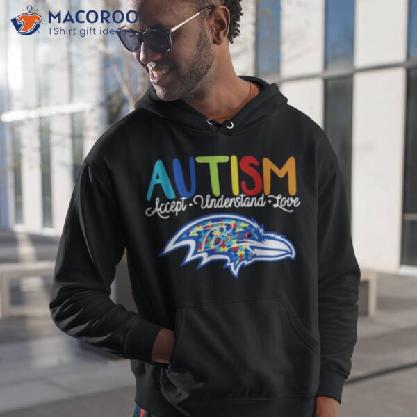 2023 Baltimore Ravens Autism Accept Understand Love Shirt