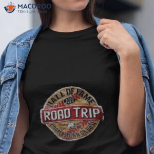 2023 baseball hall of fame road trip washed shirt tshirt