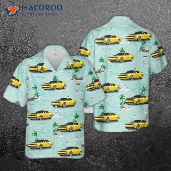 2023 Dodge Challenger Hawaiian Shirt