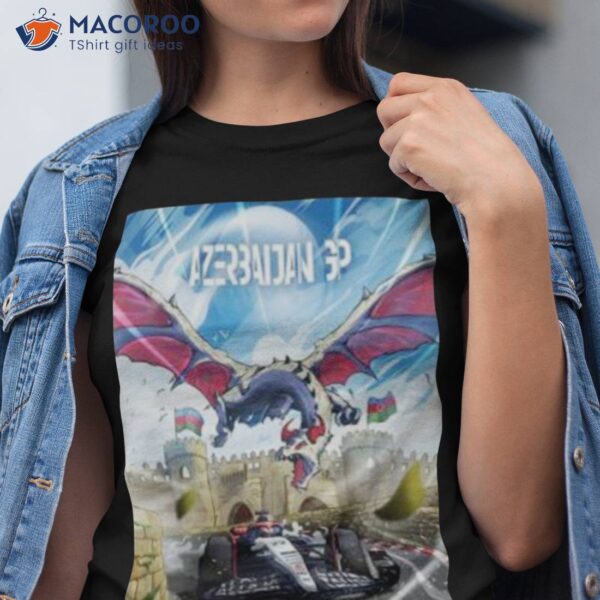 2023 F1 Azerbaijan Gp Baku Poster Shirt