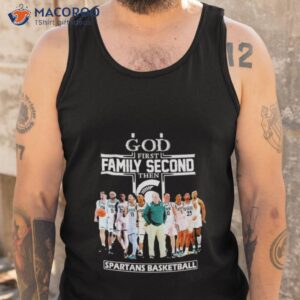 2023 god family second first then michigan state spartans basketball team shirt tank top