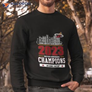 2023 miami heat skyline nba eastern conference champions shirt sweatshirt