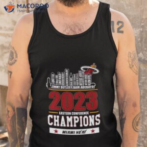 2023 miami heat skyline nba eastern conference champions shirt tank top