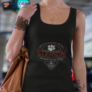 2023 ncaa division i softball super regional clemson the road to the wcws shirt tank top 4