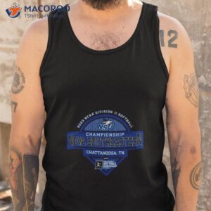 2023 ncaa division ii softball championship nova southeastern chattanooga shirt tank top