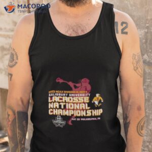 2023 ncaa division iii mens salisbury university lacrosse national championship shirt tank top