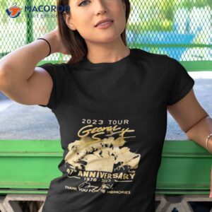 2023 tour georgh it 47th anniversary signature thank you for the memories shirt tshirt 1