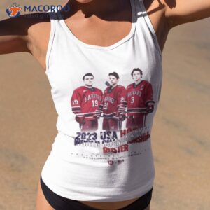 2023 usa hockey world championship roster harvard mens hockey shirt tank top 2