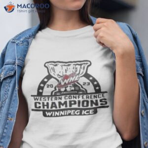 2023 whl western conference champions winnipeg ice shirt tshirt